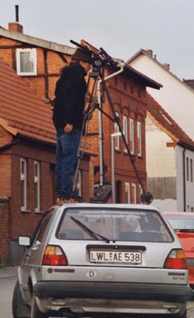 der Ofen diente auch als geile Stativplatte