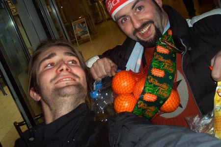 Nach der Samenbiene gab es erstmal Apfelsine