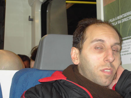 PArty-people-barca..hier ein Prachtexemplar