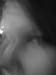 Augen von Romy versinken in ihrem Gesicht
